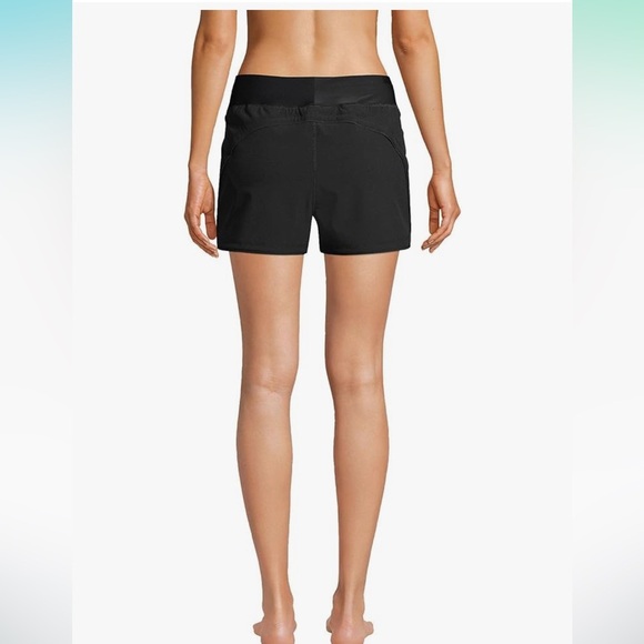 NWOT Lands' End 3" Quick Dry Elastic Waist Board Shorts Swim Shorts w/Panty 8 - Picture 2 of 10